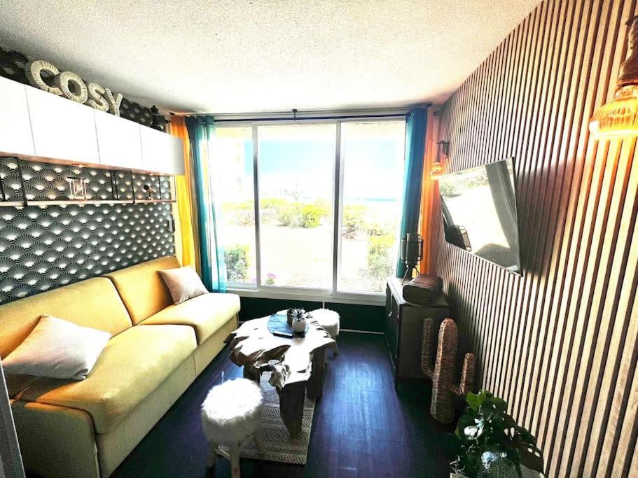 Vue Mer Plage Parking Gratuit Wifi Village De Noel Le Barcares Bagian luar foto