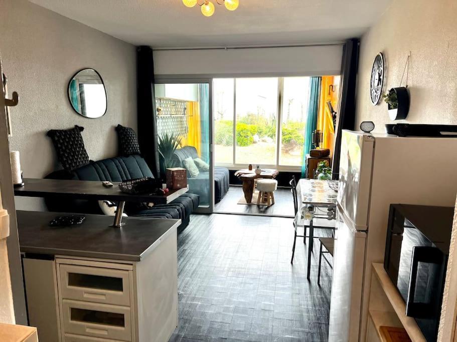 Vue Mer Plage Parking Gratuit Wifi Village De Noel Le Barcares Bagian luar foto